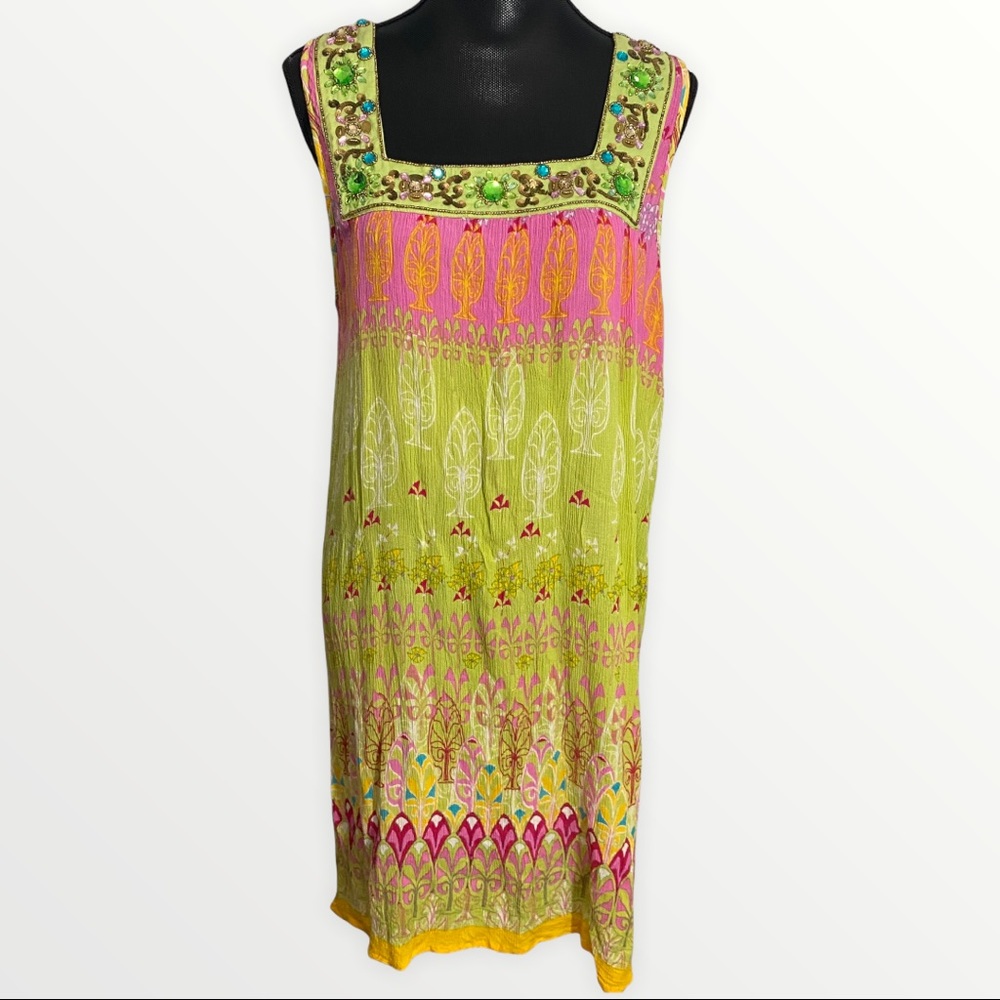 BILA Sleeveless Dress Medium Square Neckline
